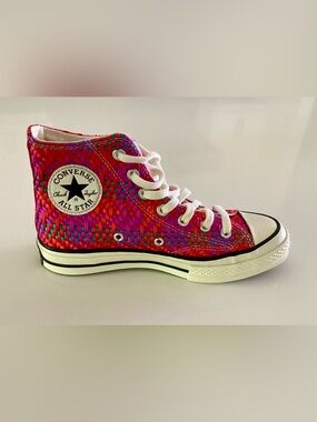 Brand New: High-top CONVERSE Chuck Taylor 70 Culture Weave Red Pink Multicolour
